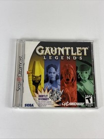 *NO DISC* Gauntlet Legends (Sega Dreamcast, 2000) CASE & MANUAL ONLY 