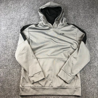 Champion Boys Pullover Hoodie Sweatshirt Gray Black Athletic Activewear Youth - Image 1 of 4