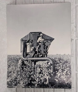1960s Fideler Print IH McCormick Farmall M Cotton Picker Texas Agriculture - Bild 1 von 2