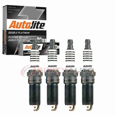 4 шт двойных платиновых свечей зажигания Autolite для 2001-2004 Ford Escape 2,0 л L4 fw - Изображение 1 из 4