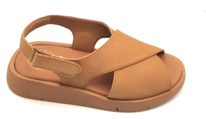 Frau 50H1 Sandalo De Nobuk Camel Con Tira De Goma C - Imagen 1 de 4