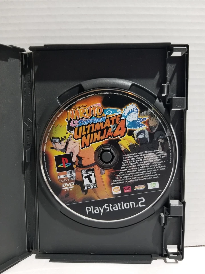 Naruto Shippuden Ultimate Ninja 4 (Sony PlayStation 2) PS2 *SOLO DISCO* PROBADO Foto 1 de 2
