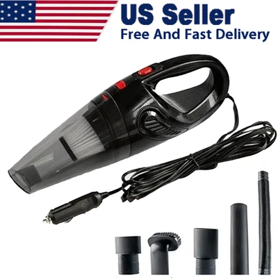 Powerful Car Vacuum Cleaner Portable Wet / Dry Handheld Strong Suction Cleaner - Image 1 of 4