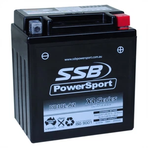 12V 235CCA 10AH RB10L-A2 SSB AGM Motorcycle Battery GB10L-A2 YT10L-S CB10L-B - Picture 1 of 5