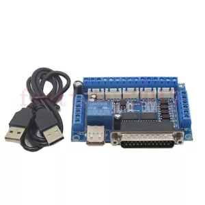 CNC MACH3 5 Axis Interface Breakout Board For Stepper Motor Driver CNC Mill - Picture 1 of 10