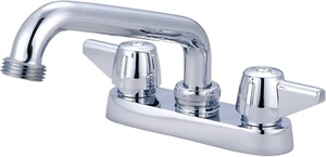 0084-H Two Handle Cast Brass Bar/Laundry Faucet in Chrome - Picture 1 of 1