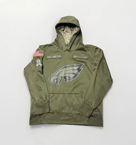 2018 Nike Philadelphia Eagles Salute to Service Military Hoodie Men Size Large - Picture 1 of 12