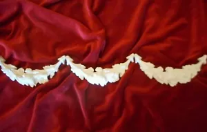 2pc Architectural Medallion plaster Baroque rococo for the interior garland 10" - Picture 1 of 9