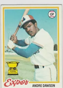 ANDRE DAWSON Topps ALL-STAR ROOKIE CARD Expos VINTAGE BASEBALL 1978 Topps CUBS! - Bild 1 von 2