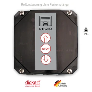 Dickert RTS20-Q Torsteuerung o. Funk Rolltor Garagentor Rolladen Motor Rohrmotor - Bild 1 von 7
