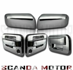 Ford F150 Chrome Tailgate Mirror Top Cover 2 Door Handle Cover 04-14 - Picture 1 of 1