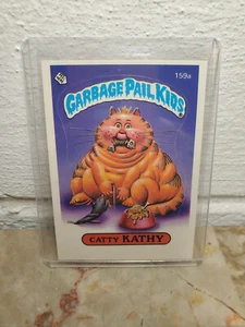 Garbage Pail Kids Catty Kathy #159a (1986) Series 4 Topps Sticker Card - Picture 1 of 2