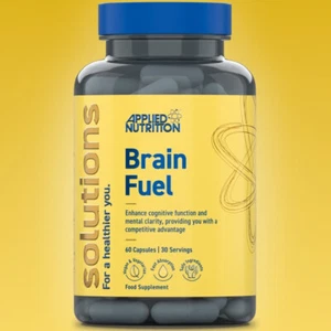 Applied Nutrition Brain Fuel 60 Caps Enhance Cognitive Function & Mental Clarity - Picture 1 of 6