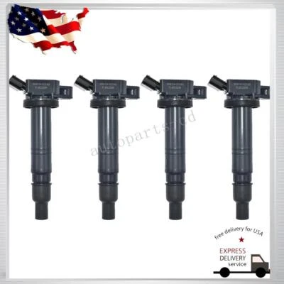 4pcs Ignition Coil 90919-02248 For Toyota Tacoma Tundra 4Runner FJ Cruiser UF495 Foto 1 de 4