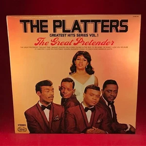 THE PLATTERS The Great Pretender 1974 UK vinyl LP Twilight Time Harbour Lights - Picture 1 of 4