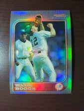 1997 Topps Bowman Chrome Wade Boggs Refractor New York Yankees 44
