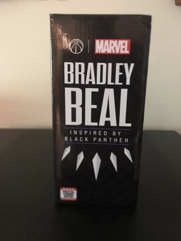 BRAND NEW Washington Wizards Bradley Beal Black Panther Bobblehead In Box Cover
