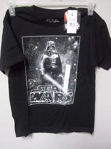 Star Wars Youth Darth Vader Black T-Shirt Size M - Picture 1 of 2