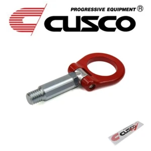 Cusco Folding Red Rear Tow Hook For 2020+ Toyota Supra A90 3.0L Turbo - Picture 1 of 3