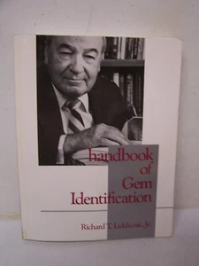 HANDBOOK OF GEM IDENTIFICATION By Richard T. Liddicoat -SOFT COVER 1993 12TH - Picture 1 of 6