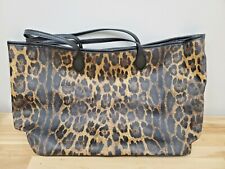 Steve Madden Leopard Print Large Shopper Tote Shoulder Bag