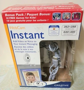 Webcam Instant Creative with Software. No Headphones - Picture 1 of 8