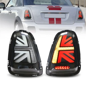 Pair Smoke LED Tail Lights Rear Assembly For 07-13 BMW Mini Cooper R55/56/57 - Picture 1 of 8