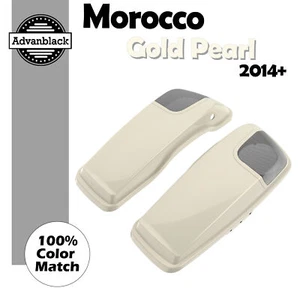 Cubierta de audio para alforja Morocco Gold Pearl 5x7 para Harley 2014+ - Imagen 1 de 7