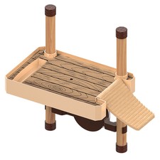 Turtle Basking Climbing Platform Suction Cup Tortoise Ladder Fish Tanks Decor