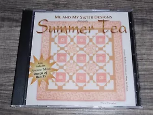 Me And My Sister Quilt Designs Summer Tea PC/Mac CD-ROM 2004 for Windows 98/XP - Picture 1 of 3