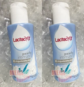 2 x LACTACYD WHITE INTIMATE WHITENING DAILY FEMININE WASH HYPOALLERGENIC 60 ml. - Picture 1 of 5