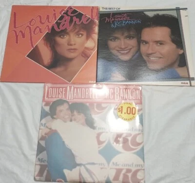 Louise Mandrell Vinyl LPs-Me & My RC Sealed-Too Hot to Sleep-Best Of Lot of 3 - Image 1 of 4