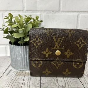 Louis Vuitton Portefeuille Elise Trifold Monogram Compact Wallet Made In France - Bild 1 von 21