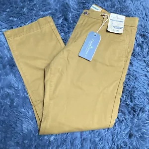 Tailor Vintage Mens Greenwich Slim fit Pants Bronze Brown Stretch Sz 34x30 NWT - Picture 1 of 7