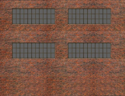 Background Building Kit for HO Scale Model Train Layout -Make custom backgrounds - Image 1 of 4