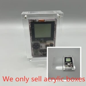 Acrylic Clear Magnetic Display Show Case For Nintendo GameBoy Pocket GBP Console - Picture 1 of 5