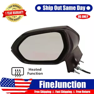 Black Left Driver Side Mirror For 2020-2022 Toyota Corolla Power Heated 5Pins - Picture 1 of 9