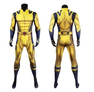 The Wolverine Deadpool 3 Jumpsuit Cosplay Costume Men Stage Bodysuit Halloween - Picture 1 of 5