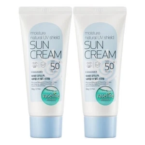 KWAILNARA Vaseline Moisture UV Shield Sun Cream SPF50+ PA++++, 60g (2.11oz)x3ea - Picture 1 of 12