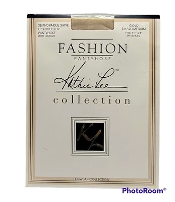 NEW RARE Kathie Lee Gold Control Top Semi-Opaque Shine Pantyhose -Sm/M VHTF -M2  - Image 1 of 2