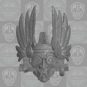 Cabeza personalizada Tláloc v2 Dios azteca de la mitología de la lluvia para legiones míticas y más figura - Imagen 1 de 1