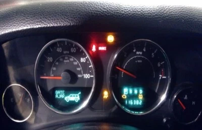 2014 Jeep Wrangler Head Speedometer Gauge Cluster Unit 56054343AC 💎 OEM 116K 💎 - Image 1 of 4