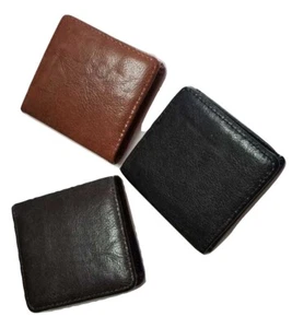 UNISEX MÜNZGELDBÖRSE GELDBÖRSE MÜNZWECHSEL TASCHE TABLETT SCHWARZ QUADRATISCHE FARBEN MÜNZGELDBÖRSE - Bild 1 von 17