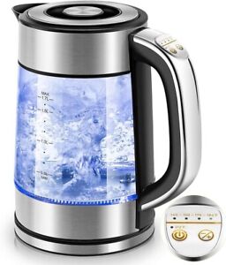 Electric 1.7L Electric Tea Kettle Temperature Control with 4 Presets Keep Warm