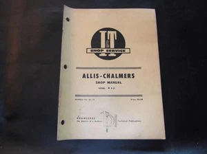 ALLIS-CHALMERS D-21 TRACTOR I AND T SHOP SERVICE MANUAL - Picture 1 of 1