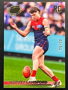 2025 AFL EMINENCE HARVEY LANGFORD GOLD SERIES DEMONS ROOKIE CARD #G62 d#40/50 - Picture 1 of 2