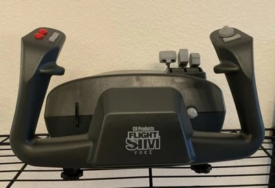 CH Products Flight Sim Yoke USB Model FSY211U Flight Simulator Controller *EUC* - Image 1 of 4