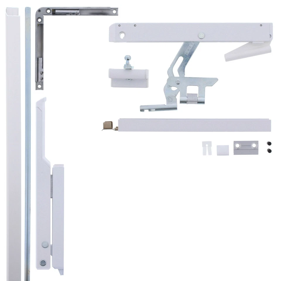 GEZE OL90 N OL 90 Oberlichtöffner komplett Beschlag weiß  inkl. 2m Stange  - Bild 1 von 2