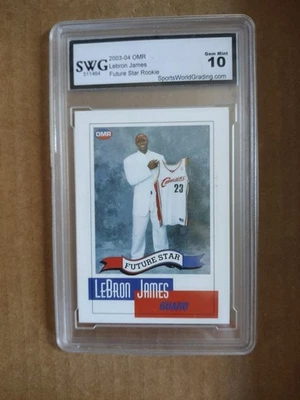 2003-04 OMR Леброн Джеймс дебютант RC Cavaliers Heat Lakers - SWG 10 - Изображение 1 из 2