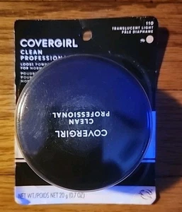 Covergirl Clean Professional Loose Powder #110 TRANSLUCENT LIGHT Normal Skin - Picture 1 of 2